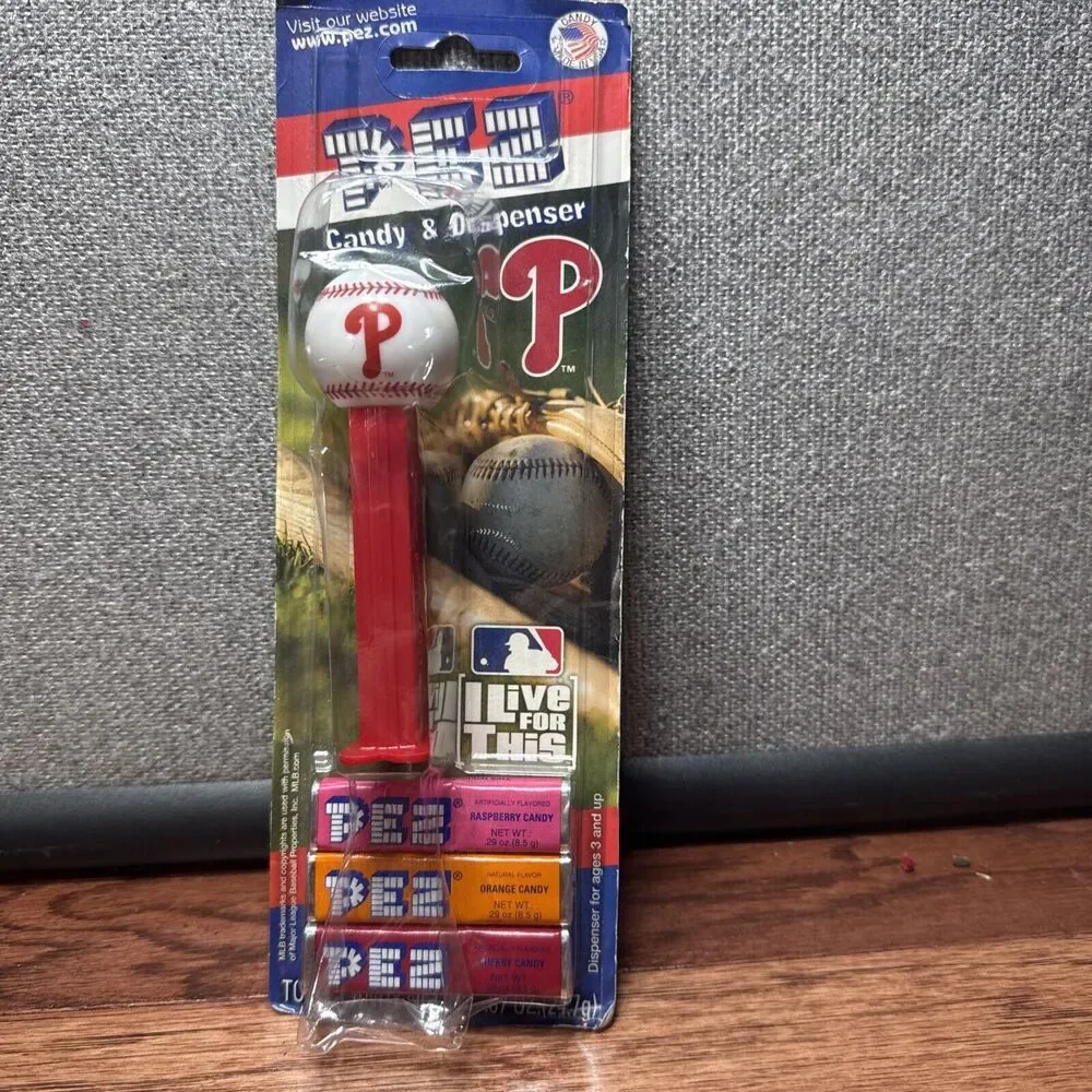 PEZ Philadelphia Phillies Baseball MLB Candy Dispenser